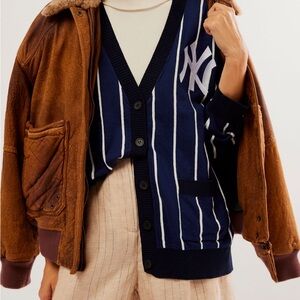 NY Yankees Cardigan - Size Small